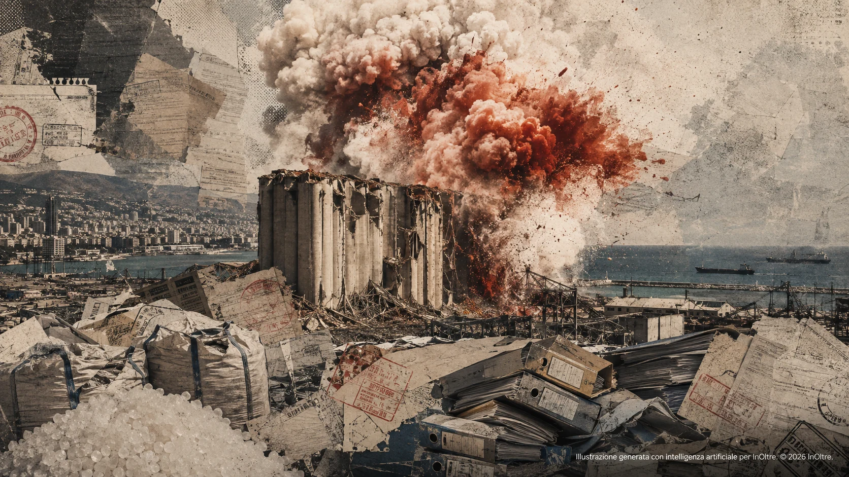 Beirut, 4 agosto 2020: un fungo atomico sul Mediterraneo