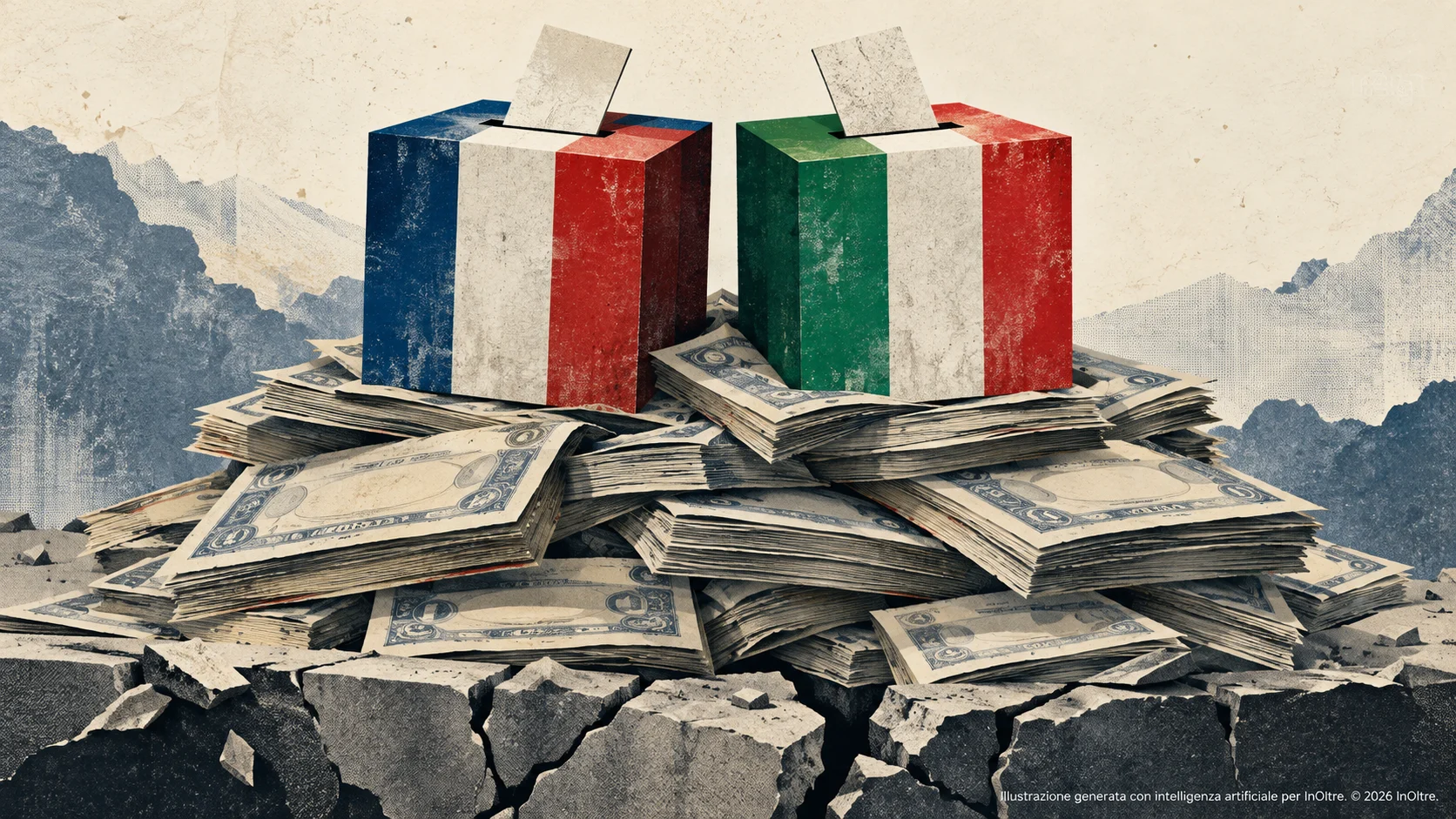 Francia e Italia, cugine nel debito pubblico e nelle promesse