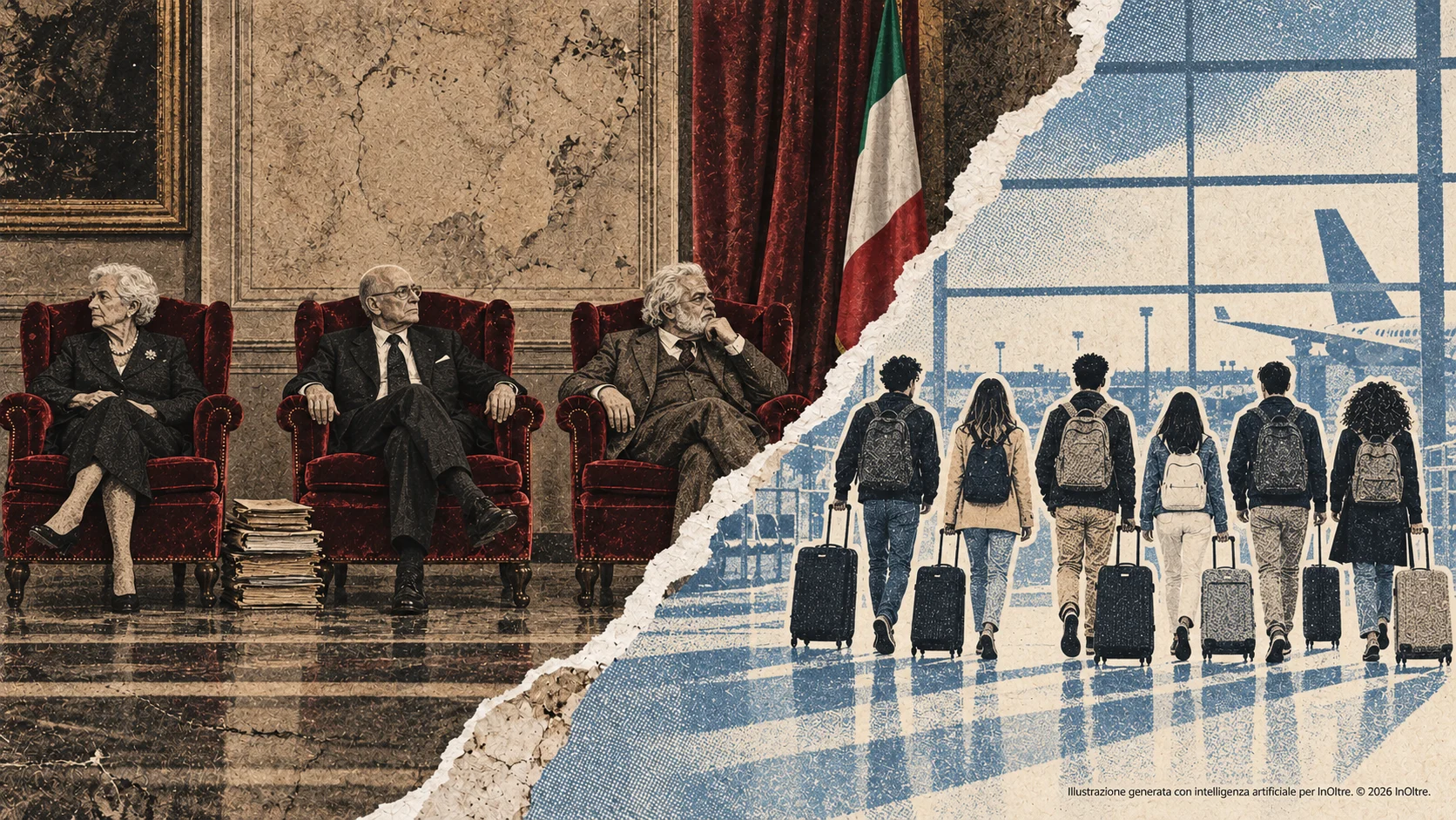 L'Italia, un sistema che protegge rendite e anzianità ed esporta i talenti migliori