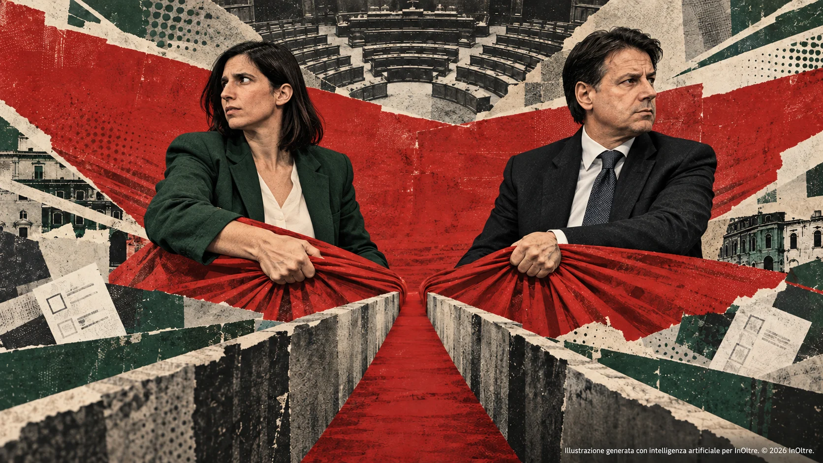 Volano stracci nel campo largo. Che diventa sempre più stretto